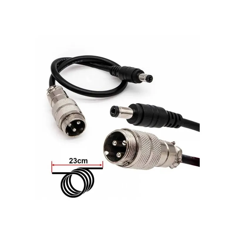 Kabelová redukce GX16 na DC55x25 Horká Nabídka