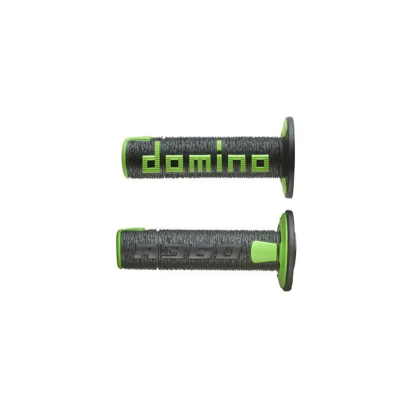 Výhodná Nabídka Gripy A360 (offroad) délka 120 mm, DOMINO (černo-zelené)