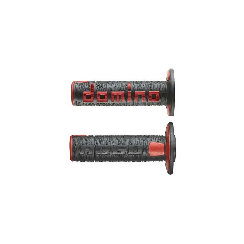Gripy A360 (offroad) délka 120 mm, DOMINO (černo-červené) Vrácení Zdarma