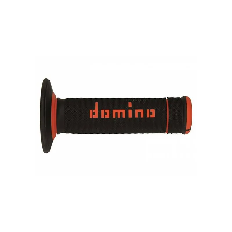 Gripy A190 (offroad) délka 123 + 120 mm, DOMINO (černo-oranžové) Odeslání Ihned