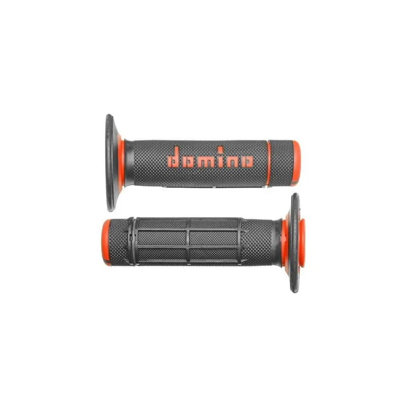Zlevněný Gripy A020 (offroad) délka 118 mm, DOMINO (šedo-oranžové)