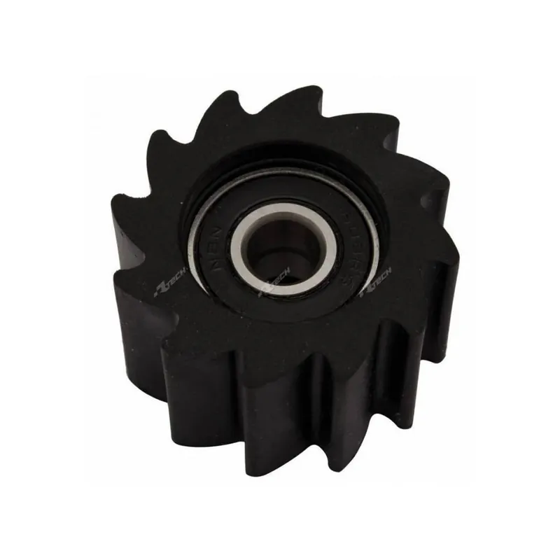 Speciální Cena Kladka řetězu Kawasaki, RTECH (černá, vnitřní průměr 8 mm, vnější průměr 38 mm)