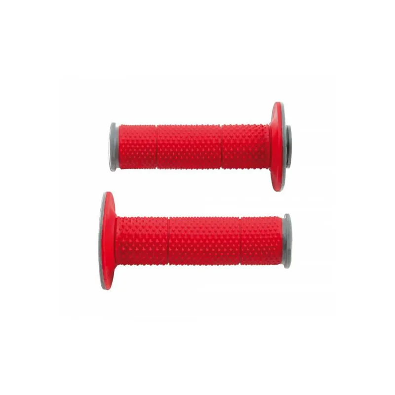 Oblíbený Gripy Full Diamond (dvouvrstvé, extra měkké), RTECH (červeno-šedé, pár, délka 116 mm)