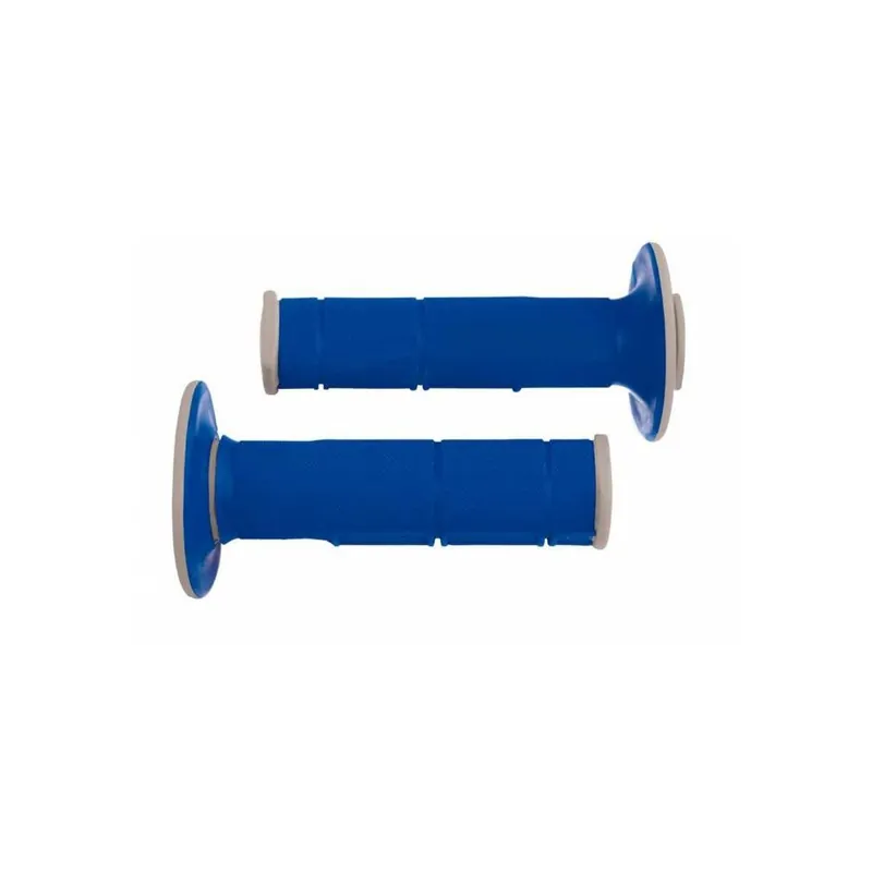 Autentický Gripy Racing (dvouvrstvé, měkké), RTECH (modro-šedé, pár, délka 116 mm)