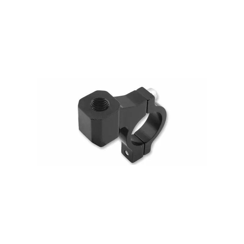 Cenově Výhodný CNC adaptér zpětného zrcátka M8/1,25 levý závit (22,2 mm průměr) (černý)