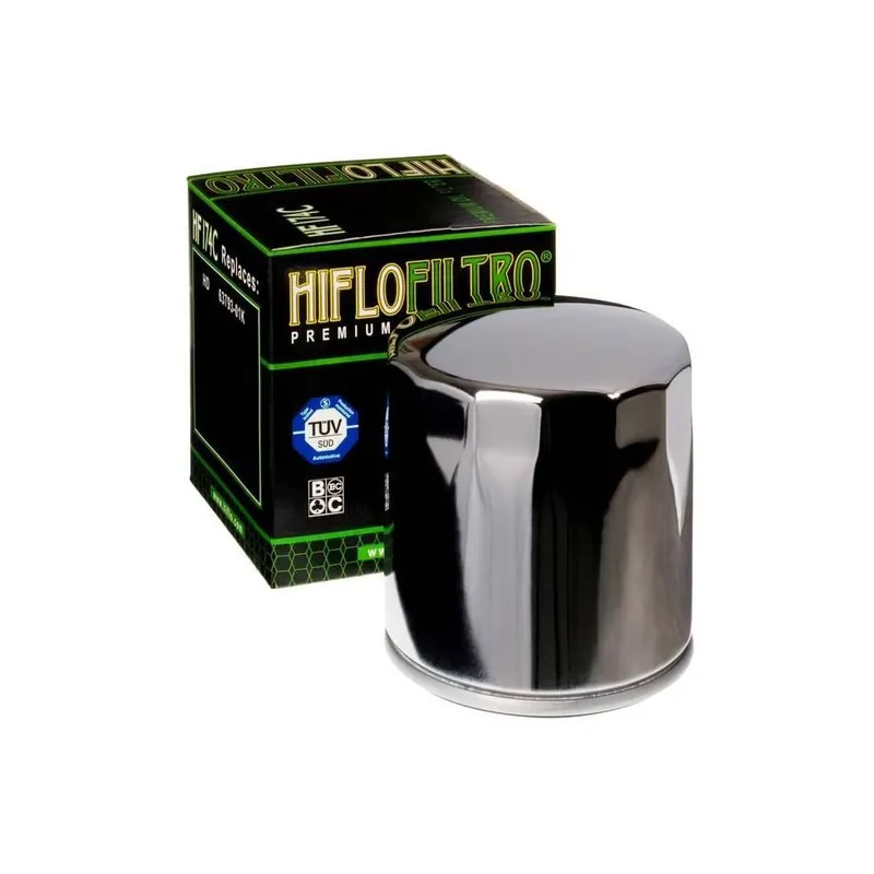 Limitovaná Edice Olejový filtr HF174C, HIFLOFILTRO (Chrom)