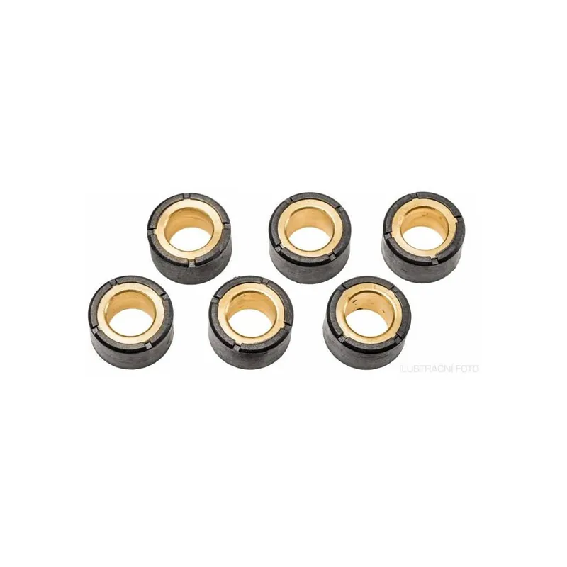 Válečky variátoru (průměr 16 x 13 mm), váha 10 g, Athena (sada 6 ks) Luxusní