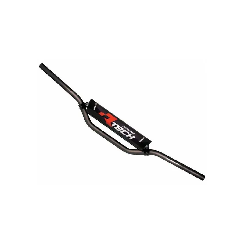 řídítka (Pit B.) o průměru 22 mm s hrazdou a chráničem, RTECH (černá) Výhodná Nabídka