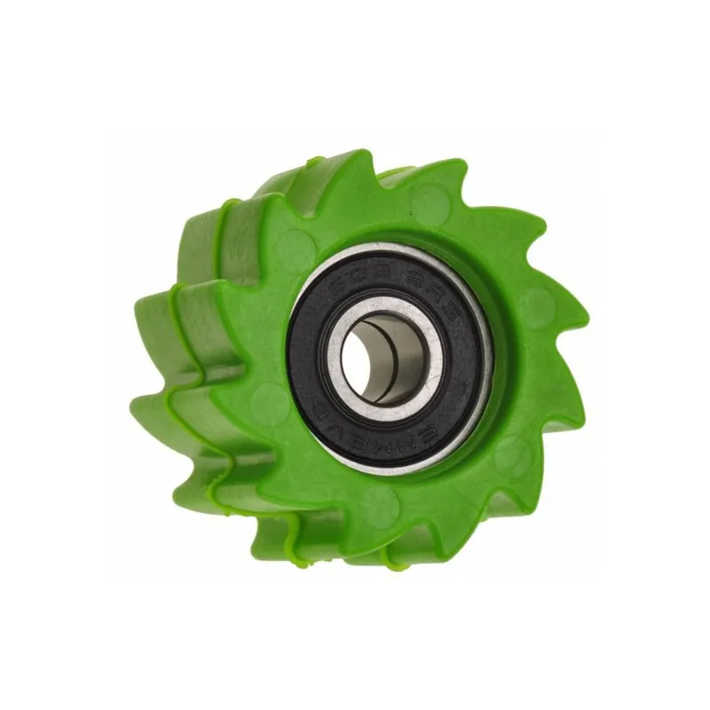 Must-Have Kladka řetězu Kawasaki, RTECH (zelená, vnitřní průměr 8 mm, vnější průměr 38 mm, šířka 23 mm)