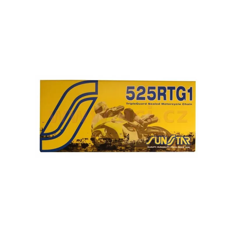 Luxusní řetěz 525RTG1, SUNSTAR (x-kroužek, barva zlatá, 94 článků)