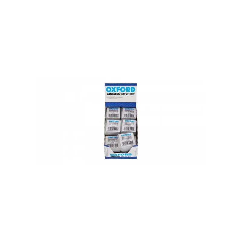 Nejlepší Volba Opravná sada se záplatami pro cyklo pneu, mopedy a malé moto, OXFORD (obchodní balení 24 sad)