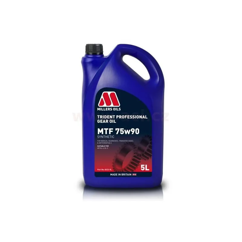 Výprodej MILLERS OILS syntetický převodový olej Trident Professional MTF 75w90 5l