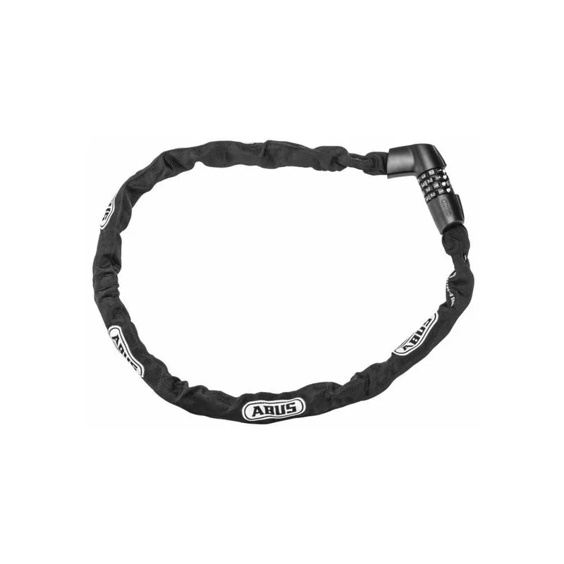 Ruční Výroba řetězový zámek black Tresor (délka 110 cm, tloušťka 7 mm), ABUS