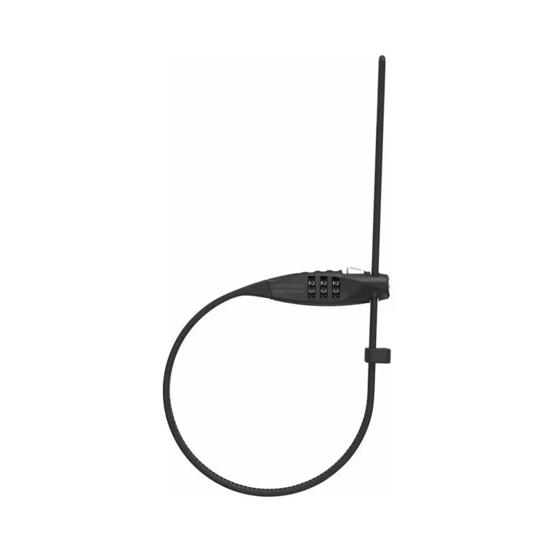 Speciální uzamykatelné stahovací lanko s ocelovým jádrem Combiflex délka kabelu 45cm (černá), ABUS Ihned K Objednání