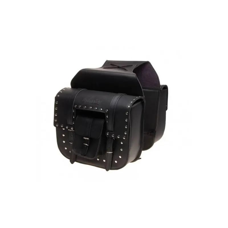 Bezpečná Platba Boční kožené brašny pro motocykly Sunway SW-11