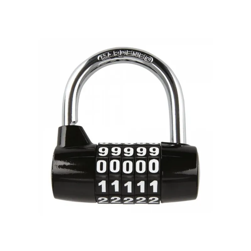 Zámek U profil 5-DIGIT, OXFORD (průměr čepu 7 mm, černý) Super Cena