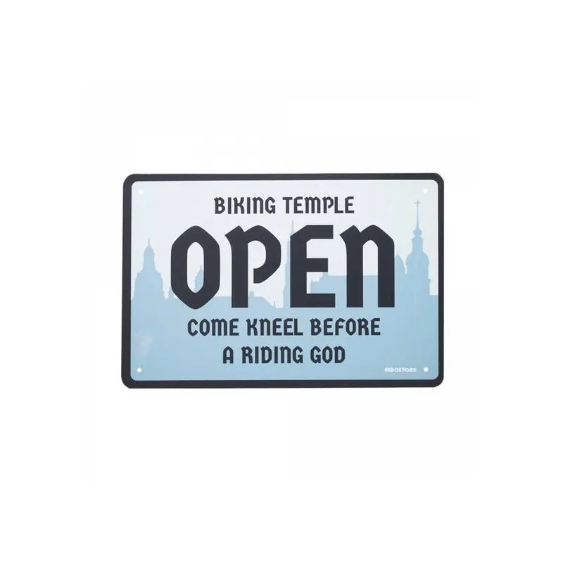 Luxusní Plechová cedule TEMPLE, OXFORD