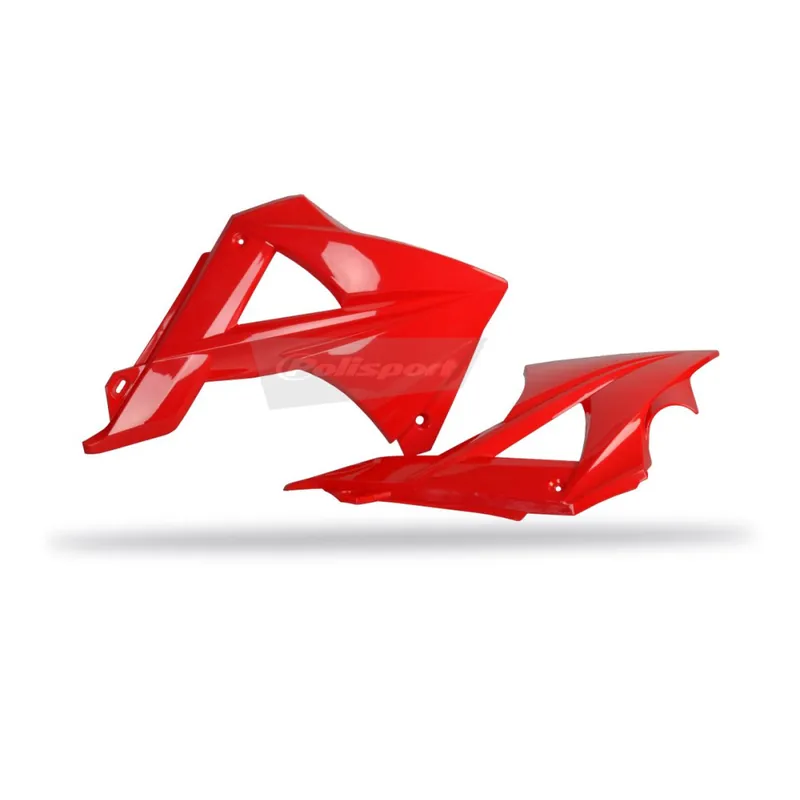 Spoilery chladiče POLISPORT (pár) červená Finální Výprodej