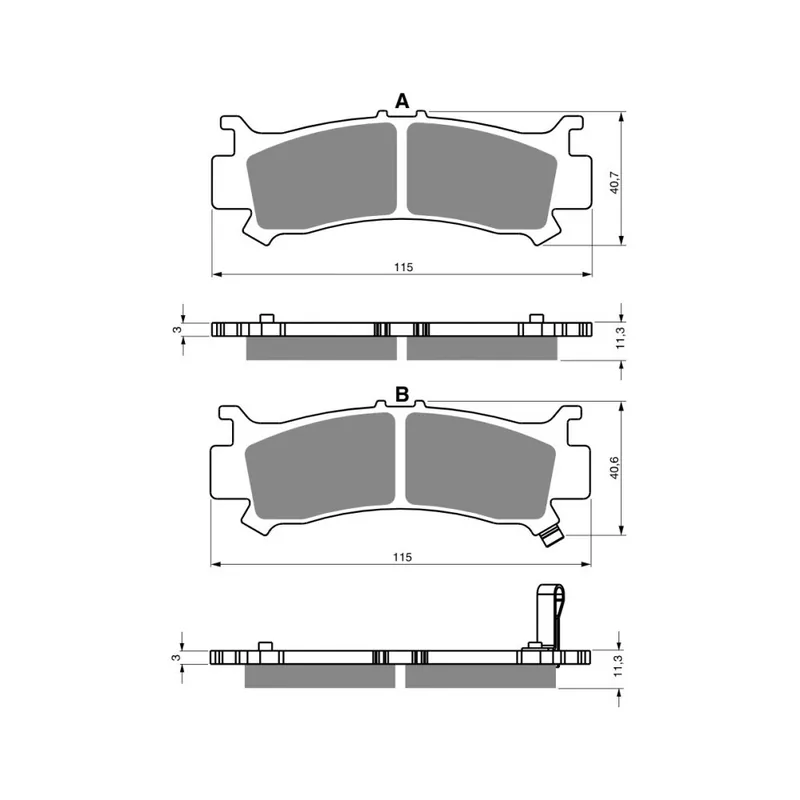 Nakupujte Hned Brzdové destičky GOLDFREN 383 S3