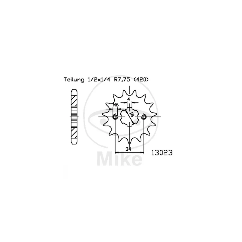 Top Prodej Řetězové kolečko JMT 19 zubů, 420