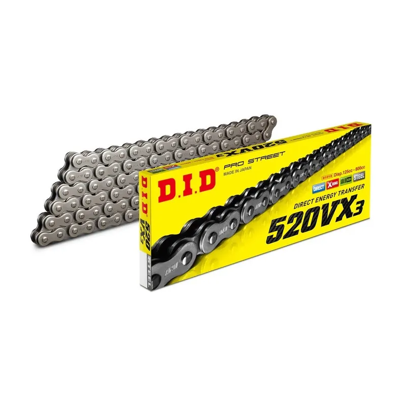 Akční Cena VX série X-Kroužkový řetěz D.I.D Chain 520VX3 98 L