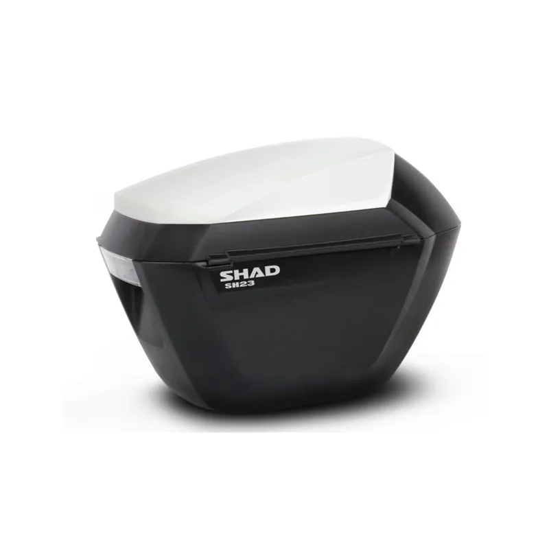 Ověřený Boční kufry s barevným krytem SHAD SH23 bílá