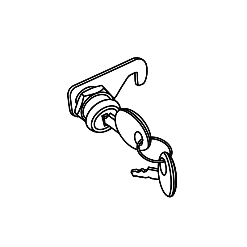 Poslední Šance Zamykací mechanismus SHAD 200451R pro ATV80