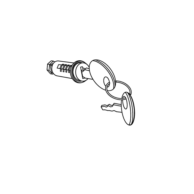 Vložka zámku s klíčkem SHAD 201896R pro SH58X/SH59X/SH50/SH48 Originální