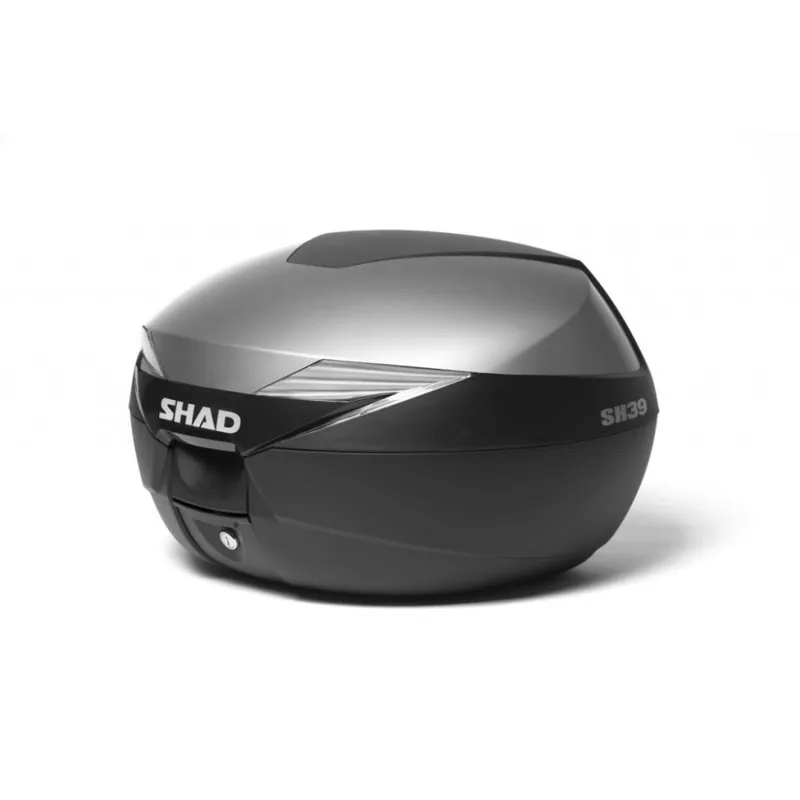 Vrchní kufr na motorku s barevným krytem SHAD SH39 nový titan Limitovaná Edice