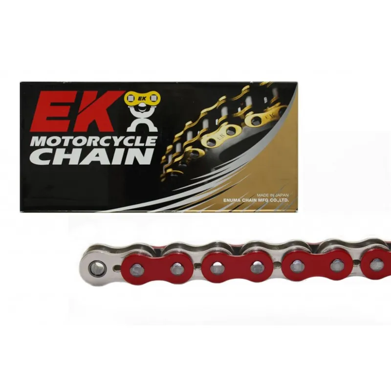 Expresní Doručení QX-kroužkový řetěz EK 525 SRX 1 L červená