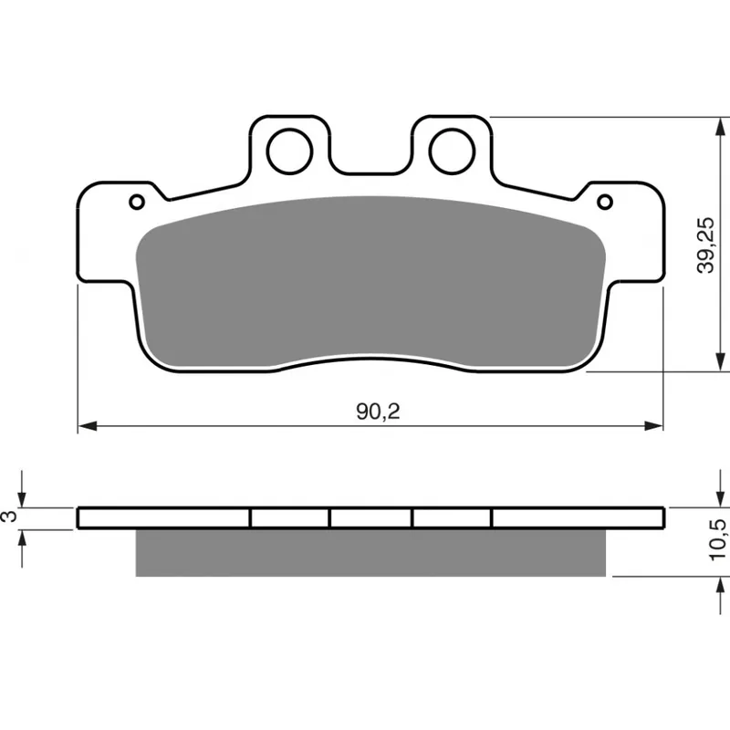 Finální Výprodej Brzdové destičky GOLDFREN 363 S33 STREET FRONT
