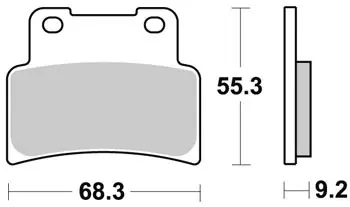 Akce Brzdové destičky Brembo přední APRILIA 900 Dorsoduro rok 18-20