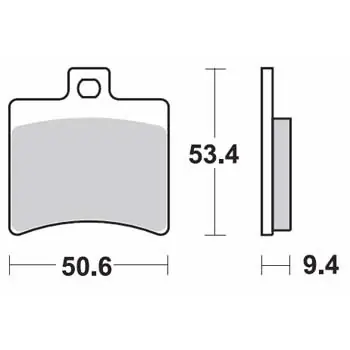 Výprodej Brzdové destičky SBS zadní APRILIA Scarabeo 150 rok 99-03