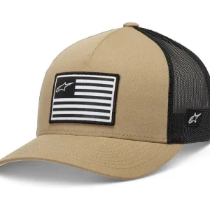 Oblíbený Kšiltovka FLAG SNAP HAT, ALPINESTARS (písková/černá/bílá)