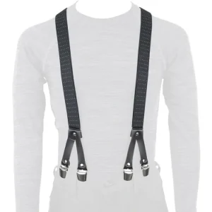 Kšandy CHIC, OXFORD (černé, šířka 35 mm, 6 přezek) Celosvětová Doprava