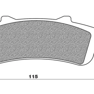 Brzdové destičky, NEWFREN (směs ROAD TOURING SINTERED) 2 ks v balení M502-905 Super Cena