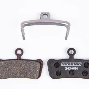 Brzdové destičky, BRAKING (směs Organic) 2 ks v balení Tovární Cena