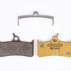 Brzdové destičky, BRAKING (směs Carbo Metalic) 2 ks v balení Originální