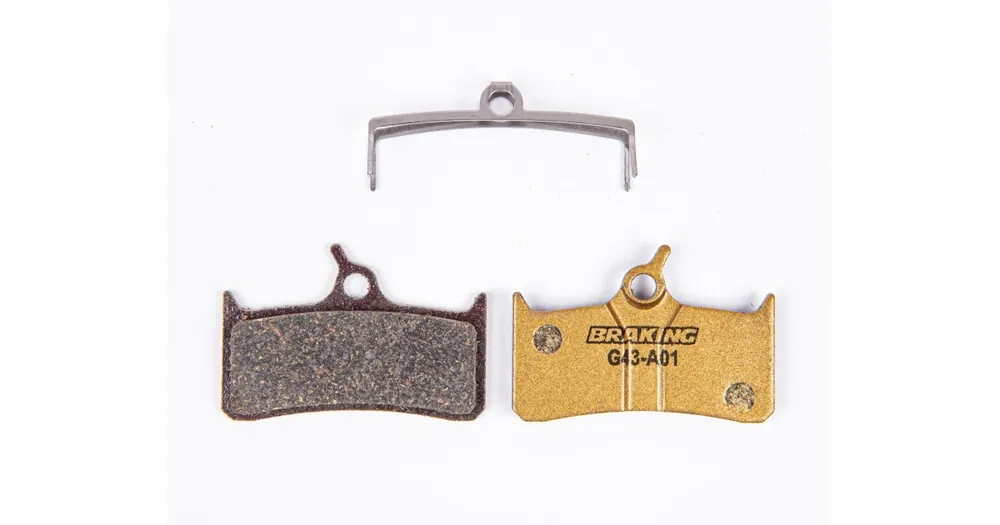 Brzdové destičky, BRAKING (směs Carbo Metalic) 2 ks v balení Originální
