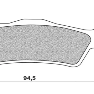Tovární Cena Brzdové destičky, NEWFREN (směs ROAD TOURING ORGANIC) 2 ks v balení M502-921
