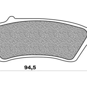 Brzdové destičky, NEWFREN (směs ROAD TOURING ORGANIC) 2 ks v balení M502-923 Zlevněný