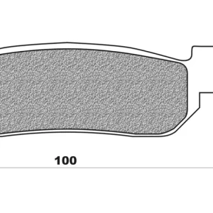 Brzdové destičky, NEWFREN (směs SCOOTER ELITE ORGANIC) 2 ks v balení M502-929 Trendový