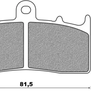 Brzdové destičky, NEWFREN (směs ROAD TOURING SINTERED) 2 ks v balení M502-931 Značkový