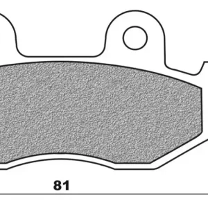 Brzdové destičky, NEWFREN (směs SCOOTER ELITE ORGANIC) 2 ks v balení M502-933 Expresní Doručení