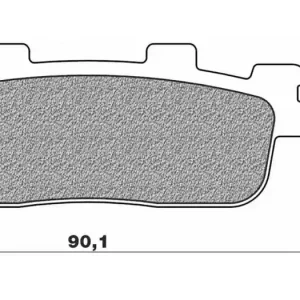 Brzdové destičky, NEWFREN (směs SCOOTER ELITE ORGANIC) 2 ks v balení M502-941 Cenová Bomba