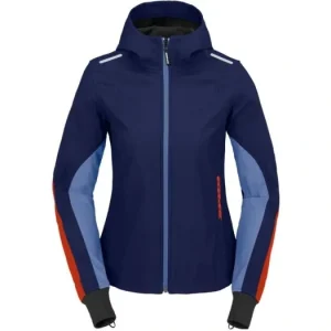 Expresní Doručení Bunda HOODIE ARMOR LIGHT LADY, SPIDI, dámská (tmavá modrá/červená, vel. 2XL)