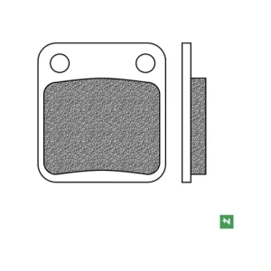 Brzdové destičky, NEWFREN (směs SCOOTER ELITE ORGANIC) 2 ks v balení M502-950 Tovární Cena