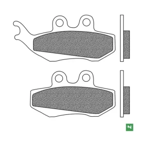 Garance Vrácení Peněz Brzdové destičky, NEWFREN (směs SCOOTER ELITE ORGANIC) 2 ks v balení M502-956