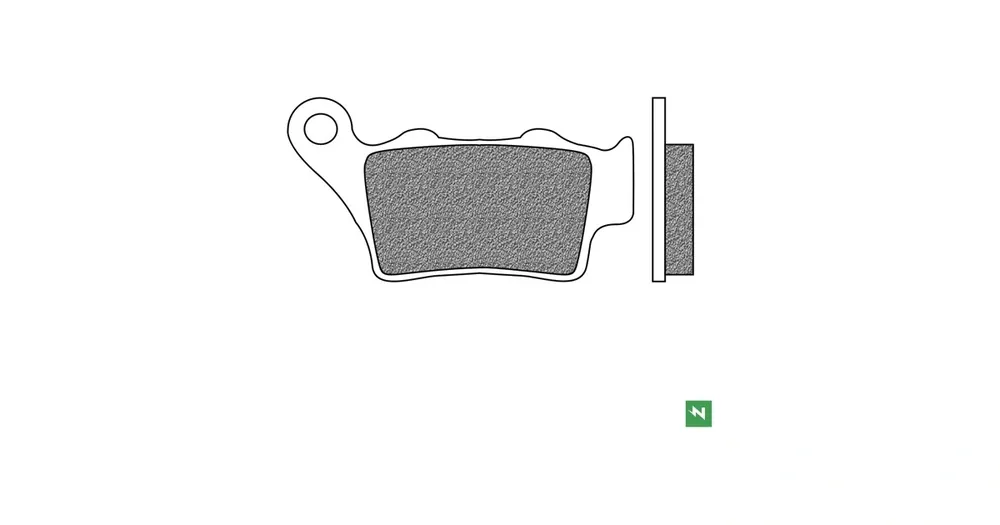 Brzdové destičky, NEWFREN (směs ROAD TOURING SINTERED) 2 ks v balení M502-958 Celosvětová Doprava