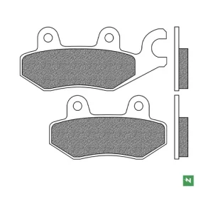 Brzdové destičky, NEWFREN (směs SCOOTER ELITE ORGANIC) 2 ks v balení M502-965 Prémiový